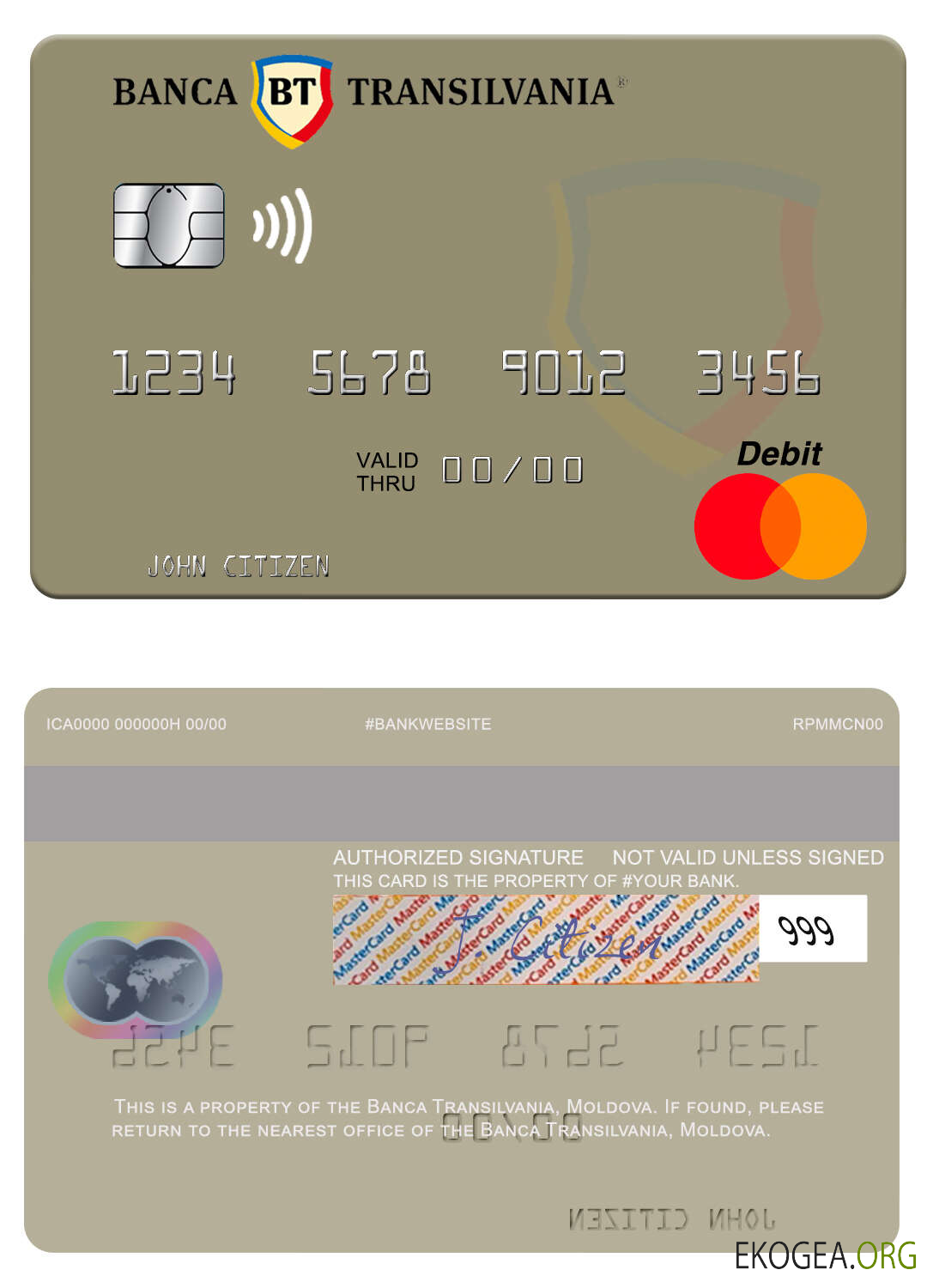 Carte Mastercard Moldavie Banca Transilvania